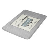 可愛いキャンプRV「これが私たち転がの道だパーソナライズされた」 バスマット (アングル)