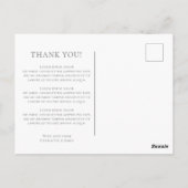 可愛いキリンのテーマ感謝していがある ポストカード (裏面)