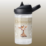 可愛いキリンはキッズ茶色の星で名前を追加 ウォーターボトル<br><div class="desc">CamelBak Eddy®水子供へ瓶。名前を付けてパーソナライズ茶色と白の色の星が付いた可愛いキリンを特徴とするウォーターボトル。</div>