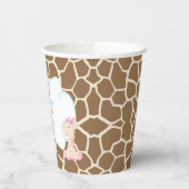 可愛いキリン性別が明らかになる 紙コップ (左)
