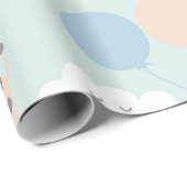 可愛いキリン赤ちゃんシャワーパターン ラッピングペーパー (ロールコーナー)