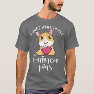 可愛いギニア豚Tシャツが欲しい Tシャツ