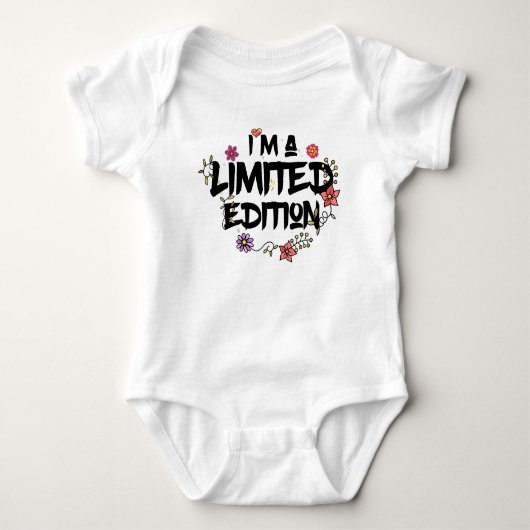 可愛いクマとライオンの限定版ベビー ベビーボディスーツ (正面)