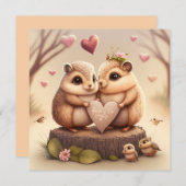 可愛いクマの漫画 (正面/裏面)