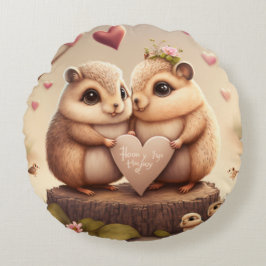 可愛いクマの漫画 ラウンドクッション