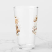 可愛いクマの赤ちゃんシャワー飲んで待つことができる タンブラーグラス (左)