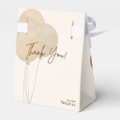 可愛いクマ我々は赤ちゃんシャワーを心待ちにできる フェイバーボックス (裏面サイド)