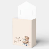 可愛いクマ私たちは赤ちゃんシャワーを待つことができ フェイバーボックス (オープン)