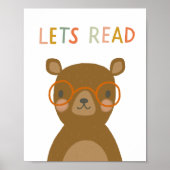 可愛いクマ読子 ポスター (正面)