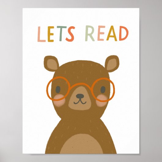 可愛いクマ読子 ポスター (正面)