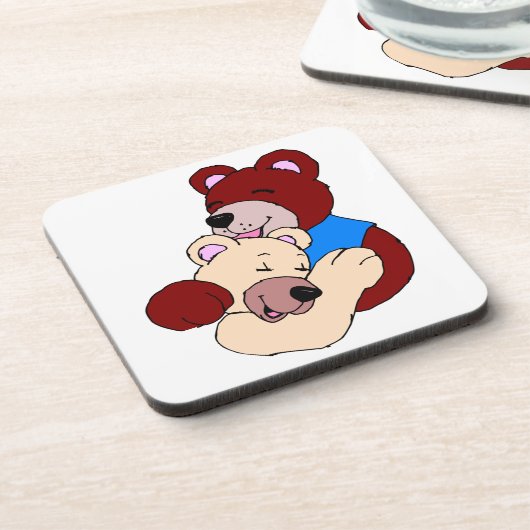 可愛いクマ コースター (左側)