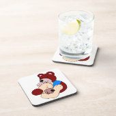 可愛いクマ コースター (右側)