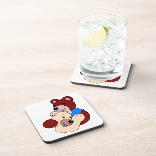 可愛いクマ コースター (右側)