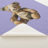 可愛いクマ シェルパブランケット (3/4)