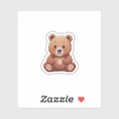 可愛いクマ シール (シート)