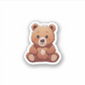 可愛いクマ シール (正面)