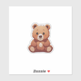 可愛いクマ シール