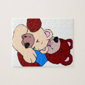 可愛いクマ ジグソーパズル (横)