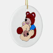 可愛いクマ セラミックオーナメント (右)