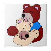 可愛いクマ タイル (正面)