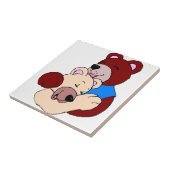 可愛いクマ タイル (側面)