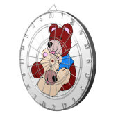 可愛いクマ ダーツボード (正面右)