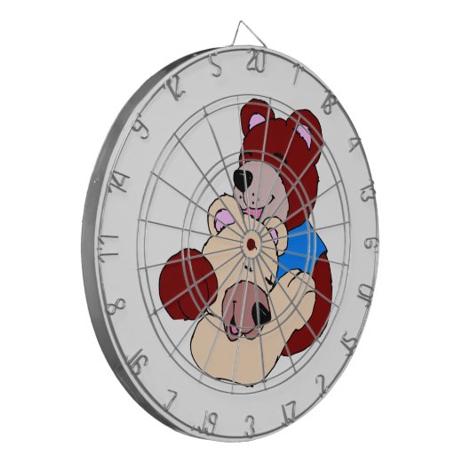 可愛いクマ ダーツボード (正面左)