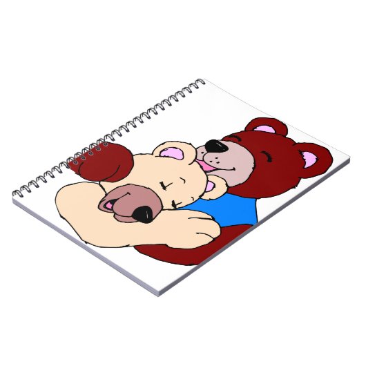 可愛いクマ ノートブック (左側)