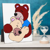 可愛いクマ フォトプラーク (側面)