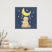 可愛いクマ ポスター (キッチン)