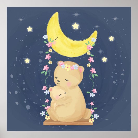 可愛いクマ ポスター (正面)
