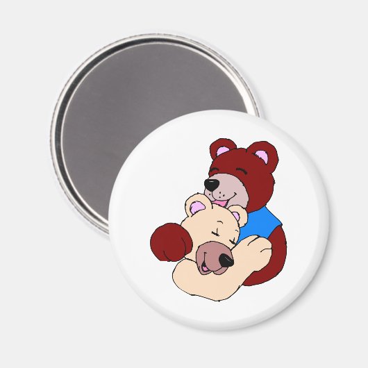 可愛いクマ マグネット (正面/裏面)