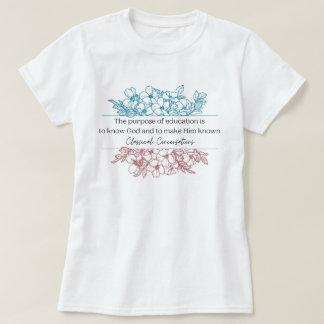 可愛いクラシカル会話ホームスクール先生 Tシャツ