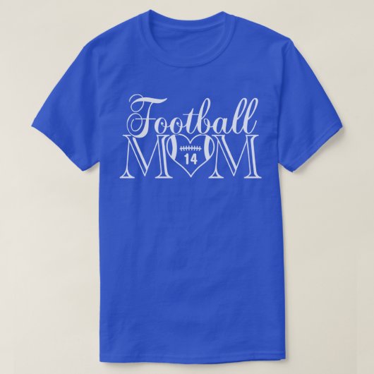 可愛いクラシックママ14thats私のボーイージャージー番号1 tシャツ (デザイン正面)