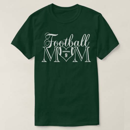 可愛いクラシックママ9 Thats My Boy Jersey Number Tシャツ (デザイン正面)