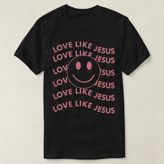 可愛いクリスチャンのイエス様のような愛 Tシャツ (デザイン正面)