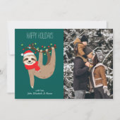 可愛いクリスマスのスースカスタムの写真 シーズンカード (正面)