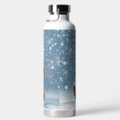 可愛いクリスマスの子犬&子猫 ウォーターボトル (右面)