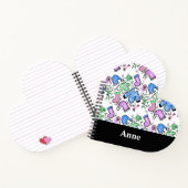 可愛いクリスマスの醜いセーターのドードルスワーズパターン ノートブック (内部)