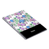 可愛いクリスマスの醜いセーターのドードルスワーズパターン ノートブック (右側)