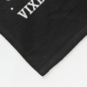 可愛いクリスマスアルファベット幼稚園プレスクール茶 フリースブランケット (角)