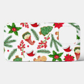 可愛いクリスマスイラストレーション柄ケース Case-Mate iPhoneケース (裏面 (横))