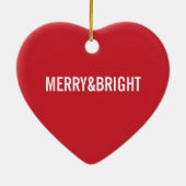 可愛いクリスマスオーナメント：:フェスティバルフクロウカップル セラミックオーナメント (裏面)