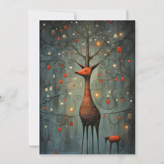 可愛いクリスマスカード – ユニーククリスマスカード シーズンカード (正面)