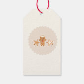 可愛いクリスマスキッズホリデーパーティーの招待 ギフトタグ (裏面)