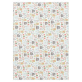 可愛いクリスマスジョイシームレスな水の色パターン テーブルクロス (正面)