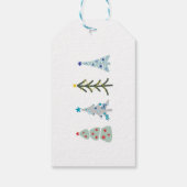 可愛いクリスマスツリー ギフトタグ (裏面)