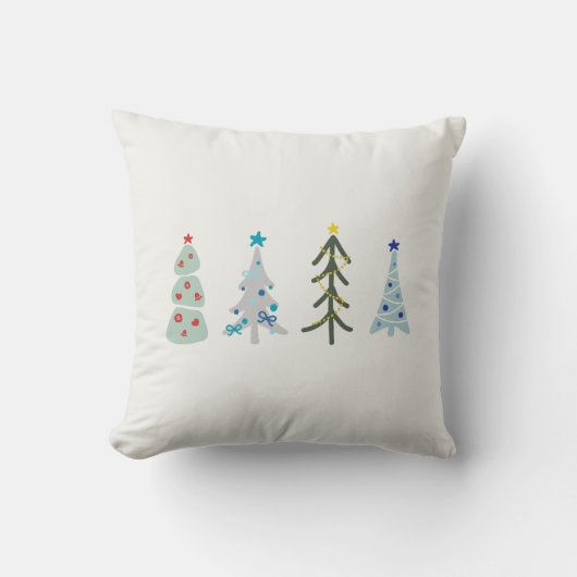 可愛いクリスマスツリー クッション (正面)