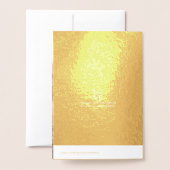 可愛いクリスマスディアナイト星空の写真 箔カード (裏面封筒付き)