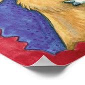 可愛いクリスマストインデナー、ロマンチックなキスwミスタントウ ポスター (角)